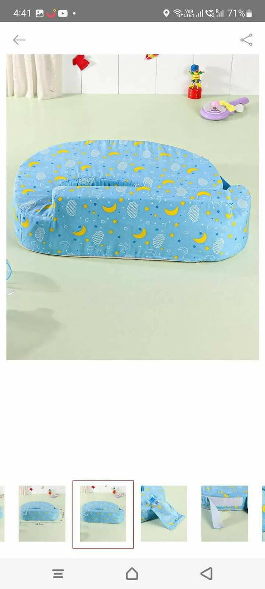 BABYHUG Feeding Pillow- Blue - PyaraBaby