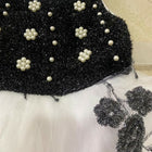 1st Birthday Black and White Dress/Frock for Baby Girl - PyaraBaby