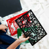 ILEARNNGROW Christmas Stencil with Scratch Paper - PyaraBaby