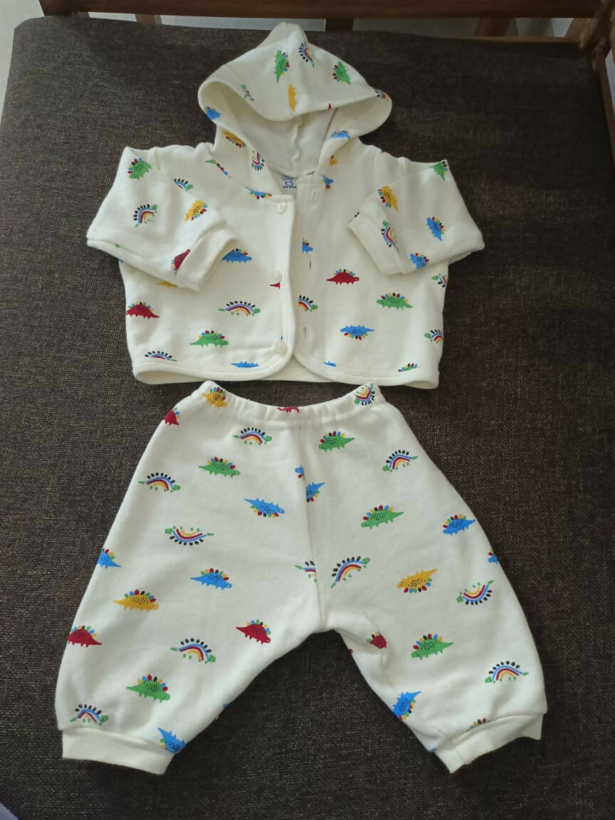 Baby winter wear hoodie with pant - PyaraBaby