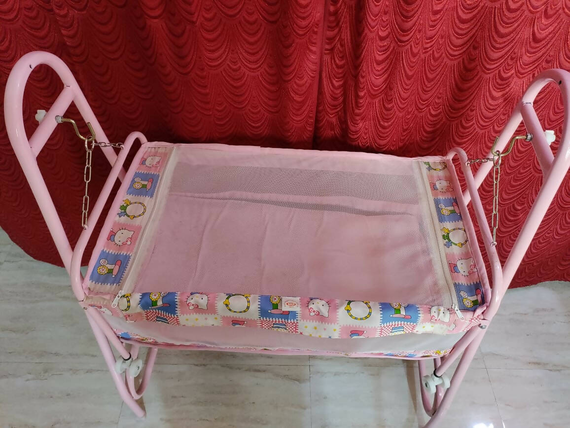 Cradle for Baby- Pink - PyaraBaby