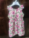 Beautiful Pink Floral Frock/Dress with Detachable Pink Jacket - PyaraBaby