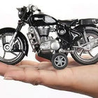 Online Collections Plastic Bullet Rugged Bike Toy, Black, Blue, 5 years and Up - PyaraBaby