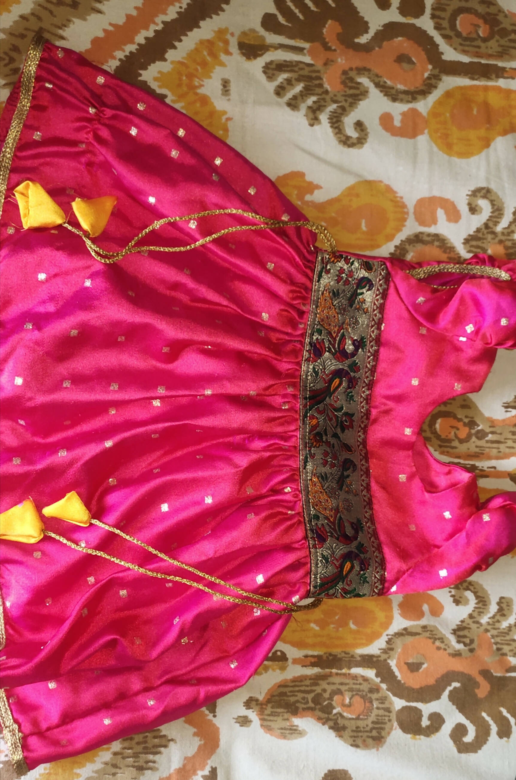 Ethnic wear pink frock - PyaraBaby