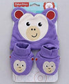 FISHER PRICE Baby Cap and Booties Set (Purple)
