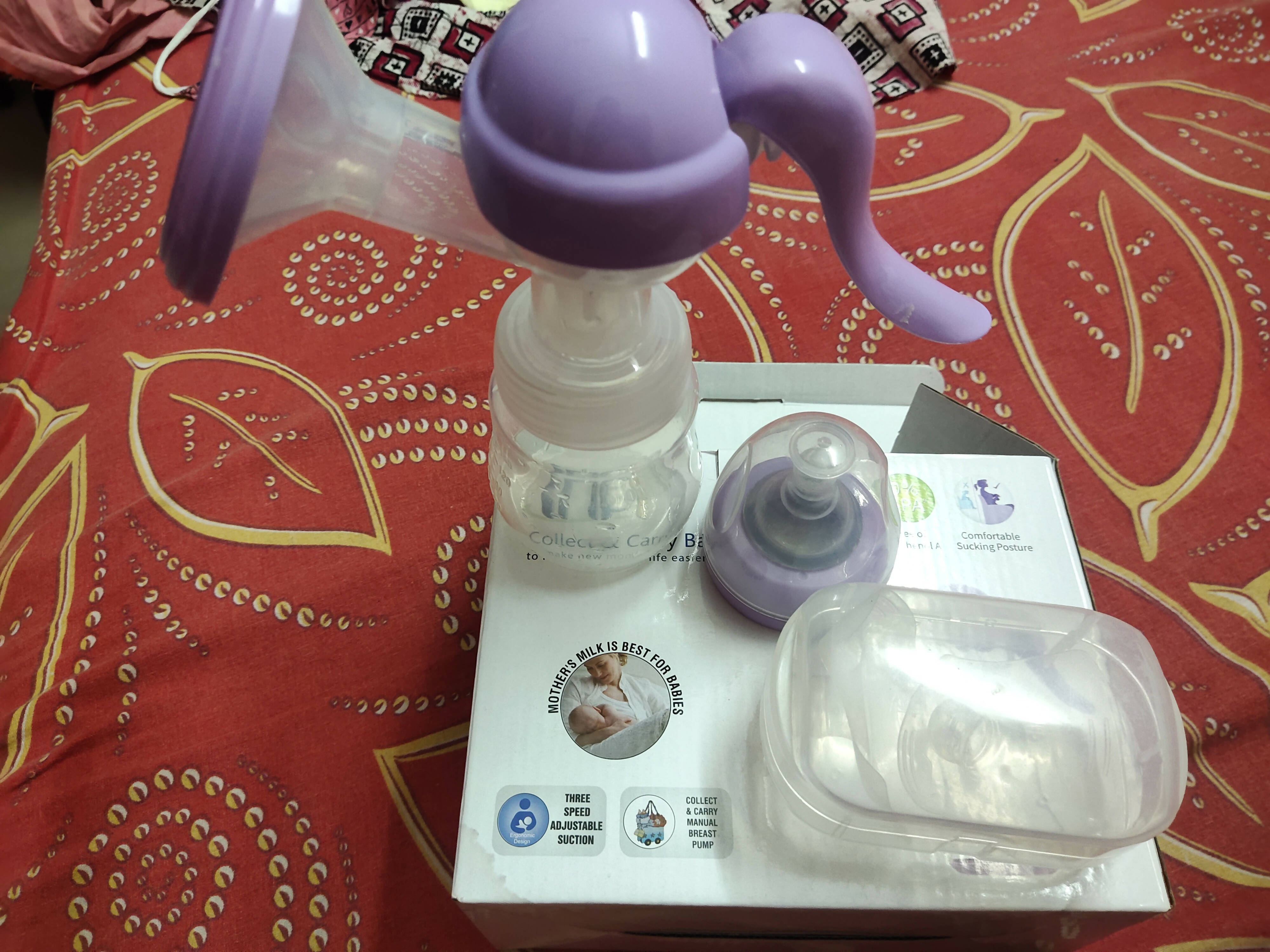 INFI Manual Breast Pump + MEE MEE nipple shield (Combo of 2) - PyaraBaby