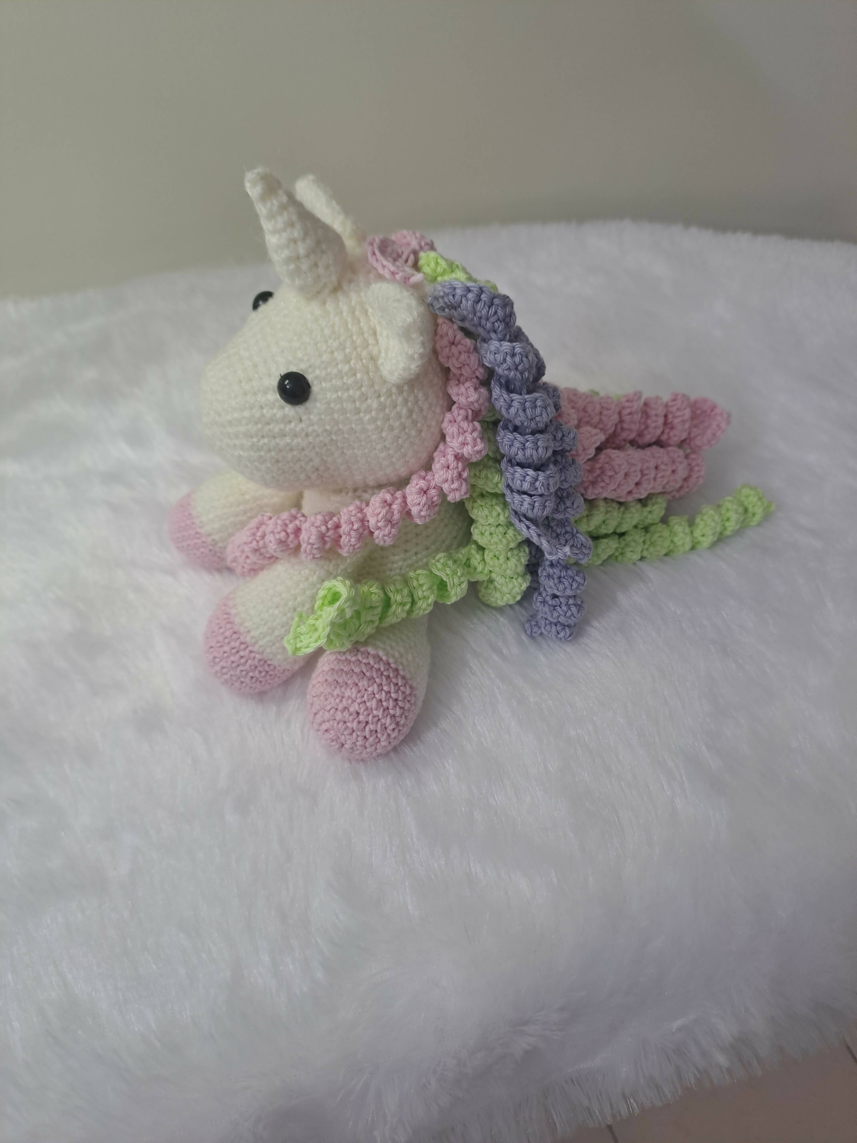 Crochet Handmade Unicorn Toy - PyaraBaby