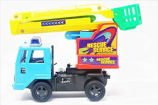 Shinsei Rescue Service is A Finely Crafted Toy with Excellent Use of Links to Lift The 'Cherry Picker', All This in A Mechanical Toy - PyaraBaby