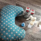 Feeding Pillow, Feeding Bottle and MEE MEE Manual Breast Pump Combo - PyaraBaby