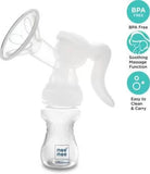 MeeMee Advanced Manual Breast Pump - Manual (White) - PyaraBaby