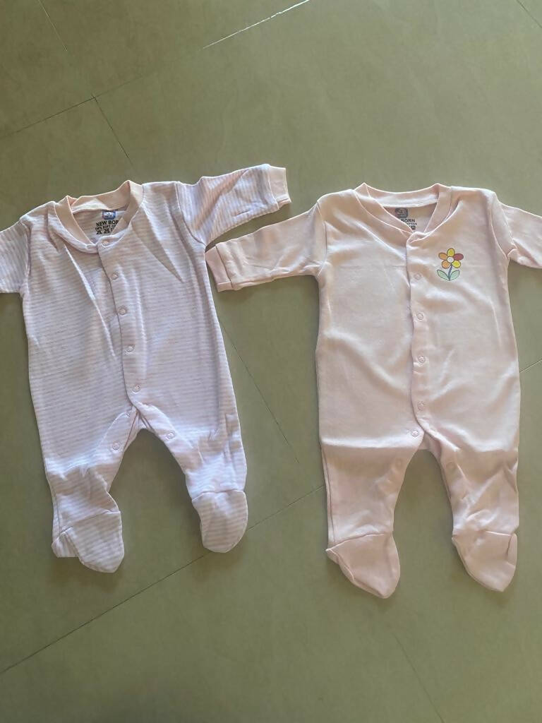 Baby Pink Onesies - Summers way Out! - PyaraBaby