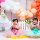 1st Birthday Beautiful Twin Dress/Frock For Baby Girl - PyaraBaby