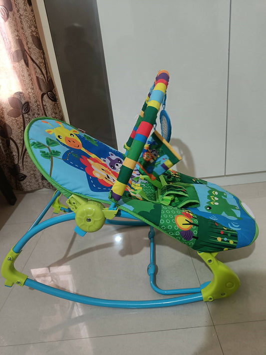 LUVLAP Jungle Tales Baby Rocker - PyaraBaby