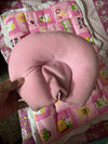 Baby Bed and Velvet Mustered Pillow Combo