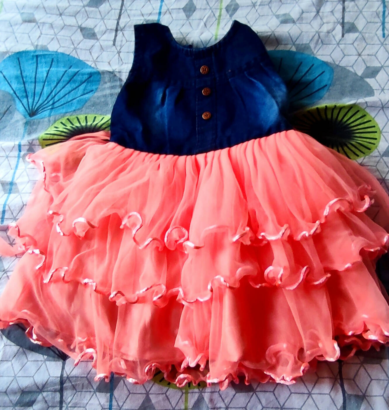 FAST GIRL fusion frock - PyaraBaby