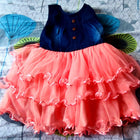 FAST GIRL fusion frock - PyaraBaby