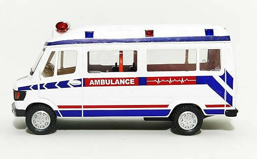 E-Chariot TMP 207 Ambulance Miniature Automobile Toy (Pull Back) - PyaraBaby