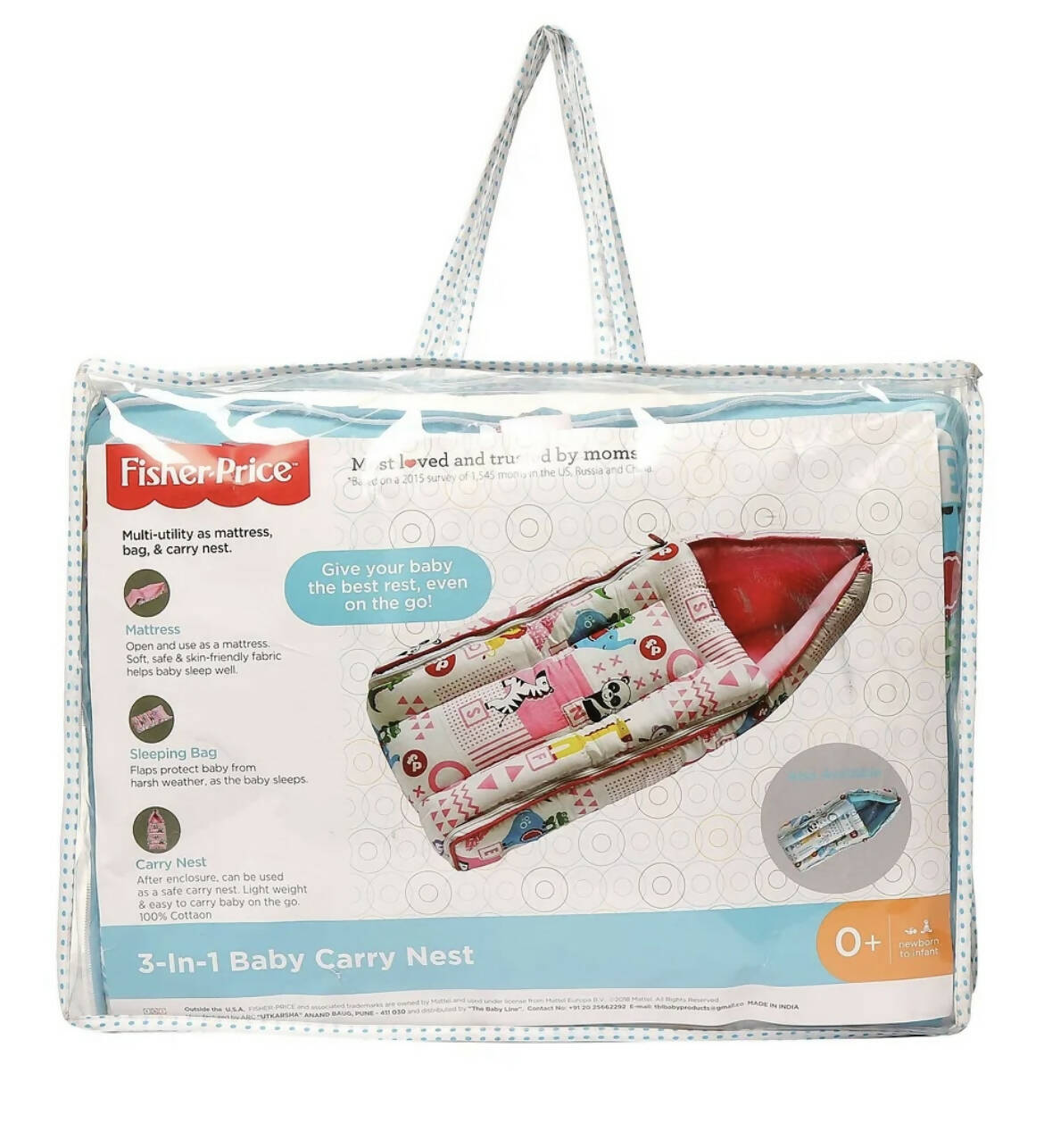 Fisher Price Baby Carry Nest - PyaraBaby