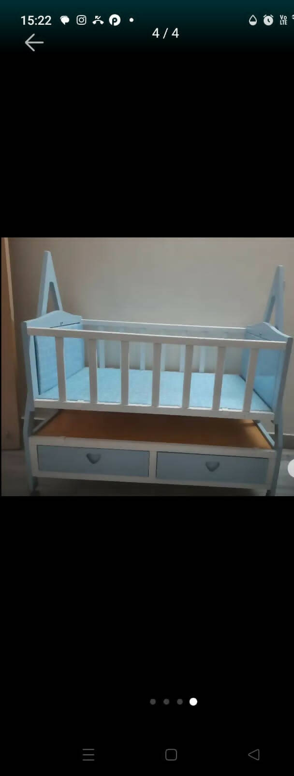 BORNBABIES Cradle for Baby with Storage Box - PyaraBaby