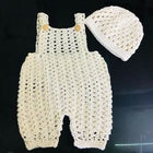 Handmade Customized Crochet Romper with Shoes and Hairband for Baby - PyaraBaby