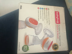 BABYHUG Portable 2 in 1 Electric & Manual Breast Pump - Brand new - PyaraBaby