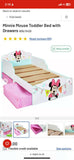 DISNEY Minnie Wood Toddler Bed Platform Bed - PyaraBaby