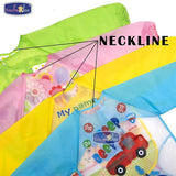 KOOCHIE-KOO Waterproof Colorful Children Bib Cute Baby Bibs Full Sleeve Children Apron Long Sleeve Feeding Bibs (Pack of 2) - PyaraBaby