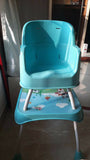 R FOR RABBIT Cherry Berry High Chair - Blue - PyaraBaby