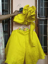 LITTLE MUFFET One Shoulder Crop Top and Lehenga
