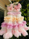 1st Birthday LITTLE MUFFET Baby Girl's Fit & Flare Long Dress