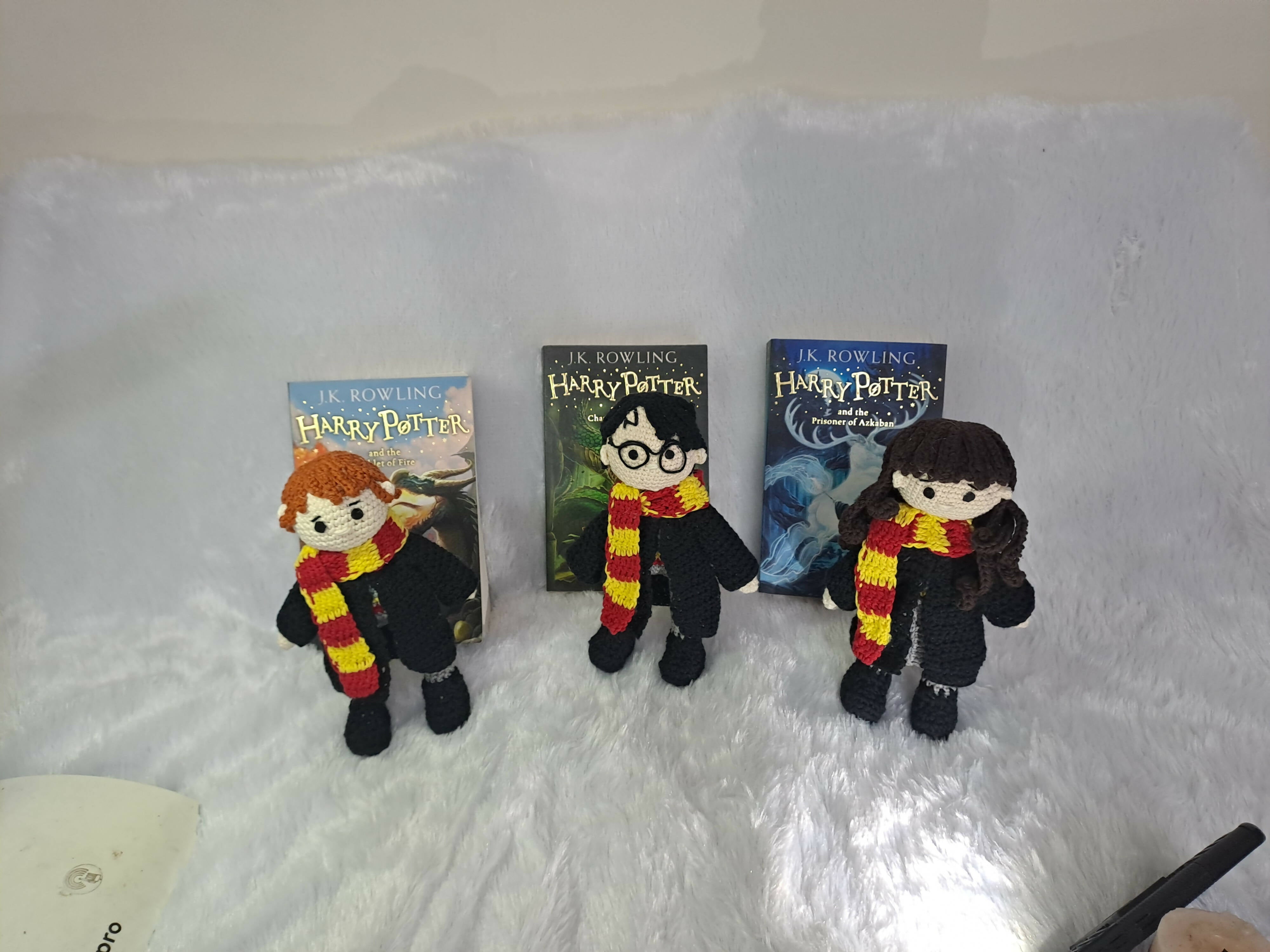 Crochet Handmade Harry Potter, Ron and Hermione Toy Set - PyaraBaby