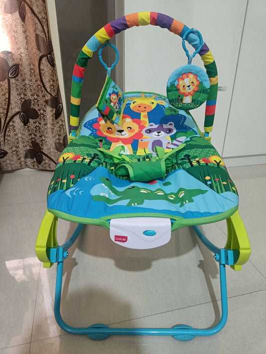 LUVLAP Jungle Tales Baby Rocker - PyaraBaby